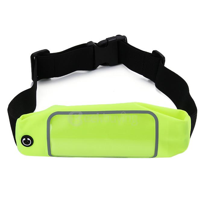 4.7 Touch Screen Running Belt Waist Pack Waterproof Flip Belt Money Waist Pouch For iPhone 6 iPhone 6s - Green