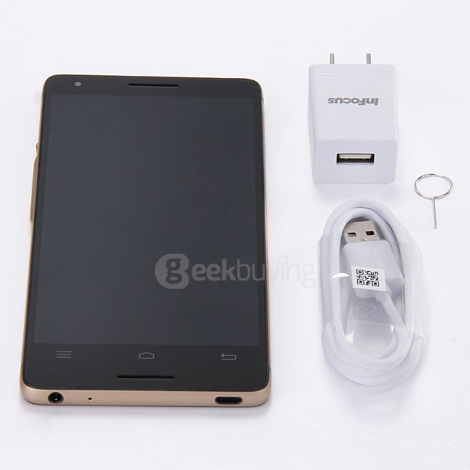 InFocus M810 4G LTE 5.5inch SHARP FHD Android 4.4 2GB RAM 16GB ROM Smartphone Snapdragon 801 2.5GHz LED Light E-compass Miracast- Black