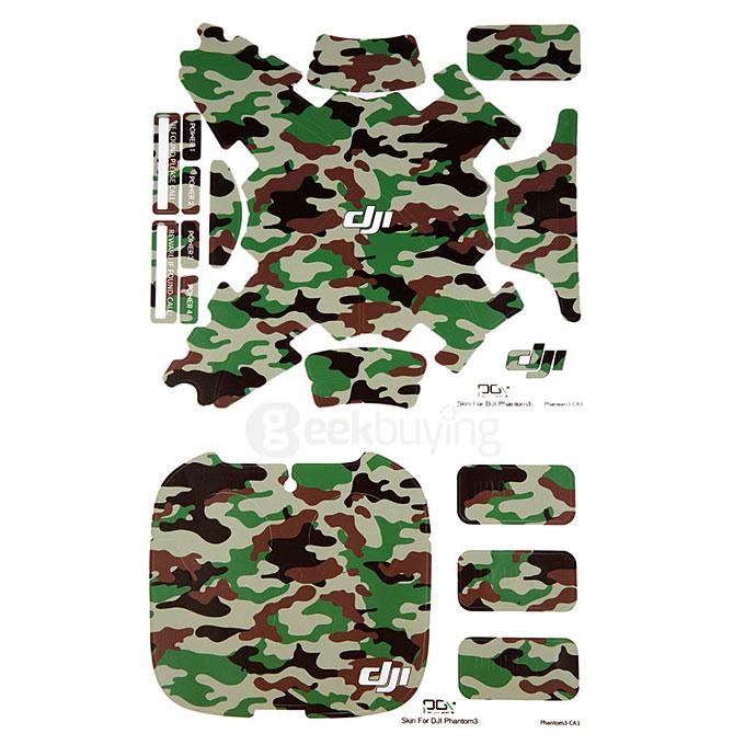 Carbon Fiber Graphic Wrap Decal Skin Sticker Cover For DJI Phantom 3