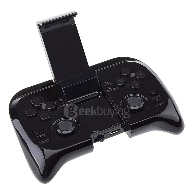 Universal Wireless Bluetooth Gamepad Controller Joystick for iOS Android Cellphone & Tablet - Black