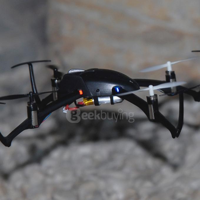 CG023 Mini Drone 2.4G 6 Axis Gryo Headless Mode 3D Rolling 4Way Flip LED RC Quadcopter RTF - Black