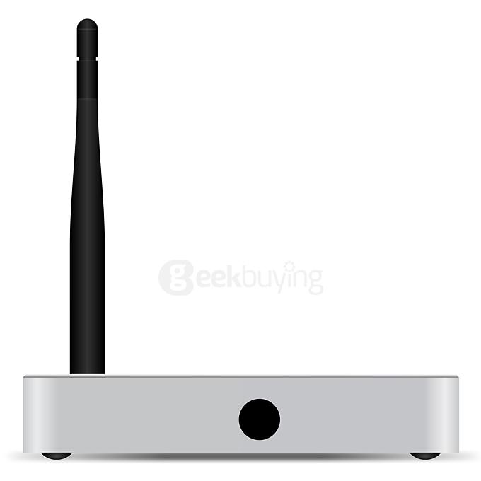 GTQ Android 5.1 4K Media Player S812 Quad Core 2G/8G 2.4G/5.8G WIFI Gigabit LAN Bluetooth4.0 H,265 HDMI OTG - White