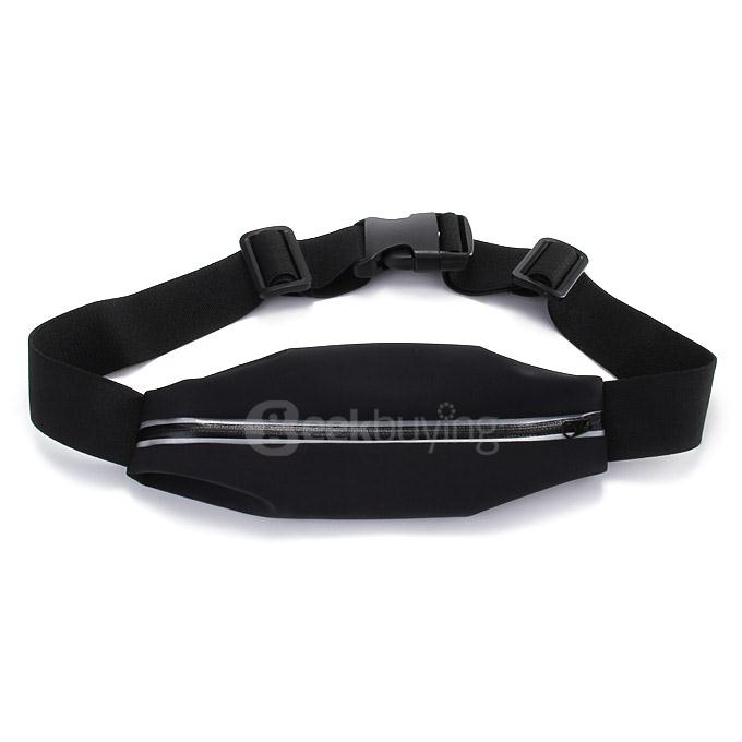 4.7 Touch Screen Waterproof Waist Pack Running Belt Flip Belt Money Waist Pouch For iPhone 6 iPhone 6s - Black