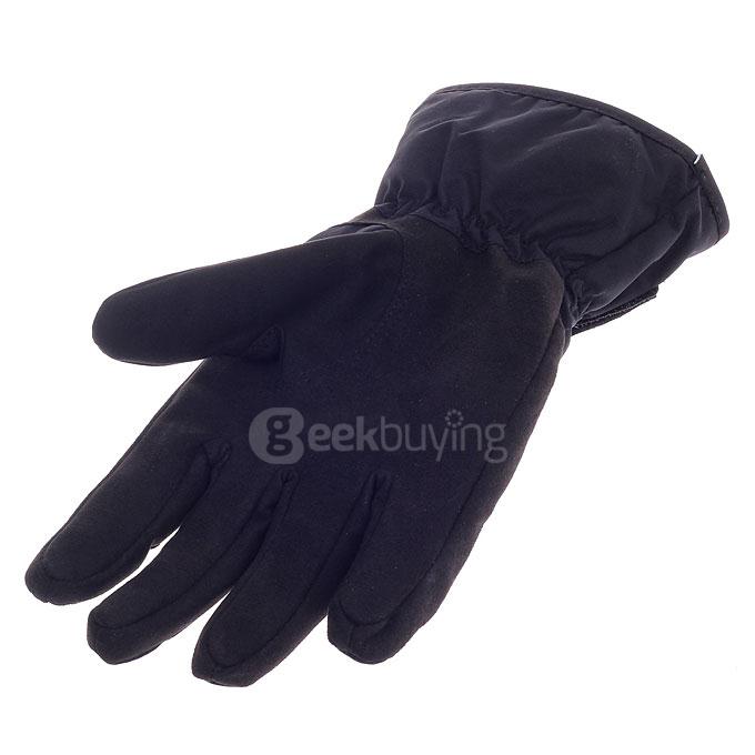 PRO-BIKER MTV-08 Stylish Waterproof Warm Full Finger Motorcycle Racing Gloves - Black+Red ( 1 Pair)
