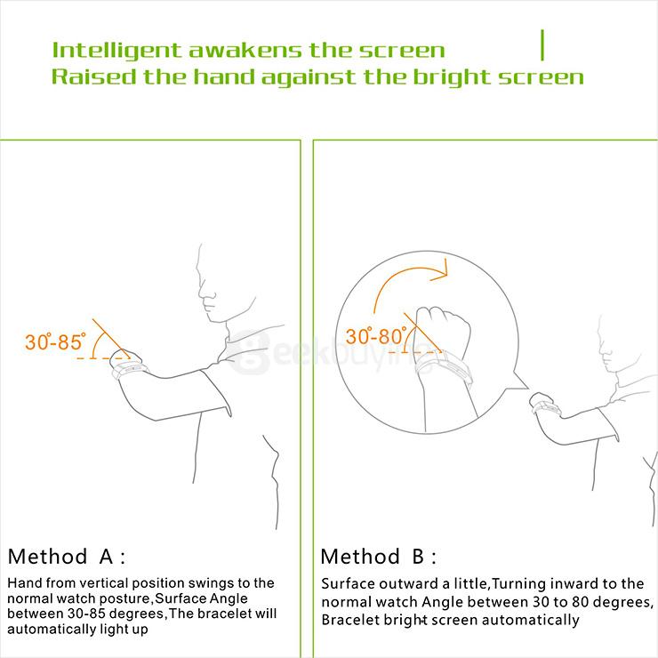 IL06 Smart Bluetooth Watch CSR Chip Dual Mic Multifunctions Smart Bracelet for IOS/Android/Windows - Black