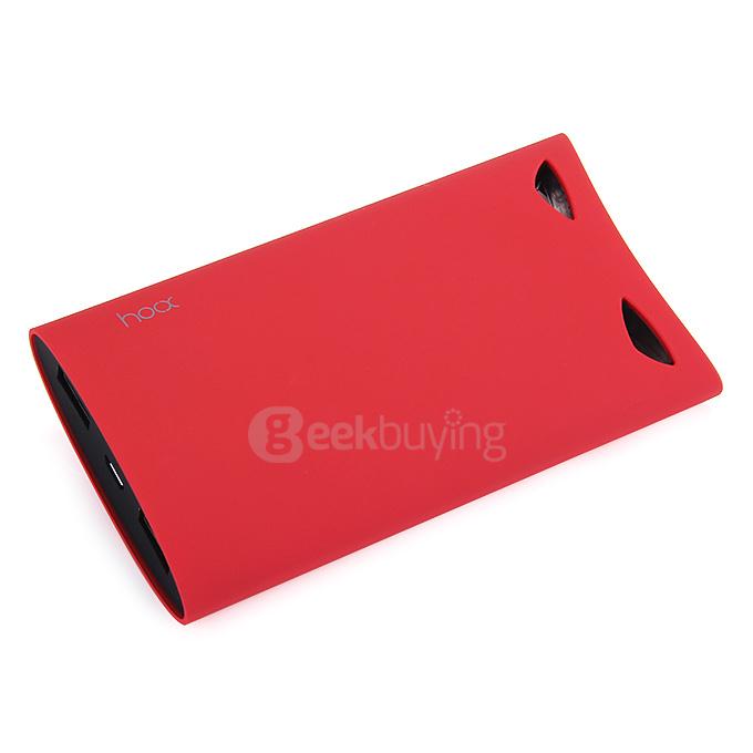 Hoox C12 Cool Baby Series 8000mAh Power Bank Quick Charge Dual USB for iPhone 6 Samsung S6 HTC One M9 MP3 MP4 - Red