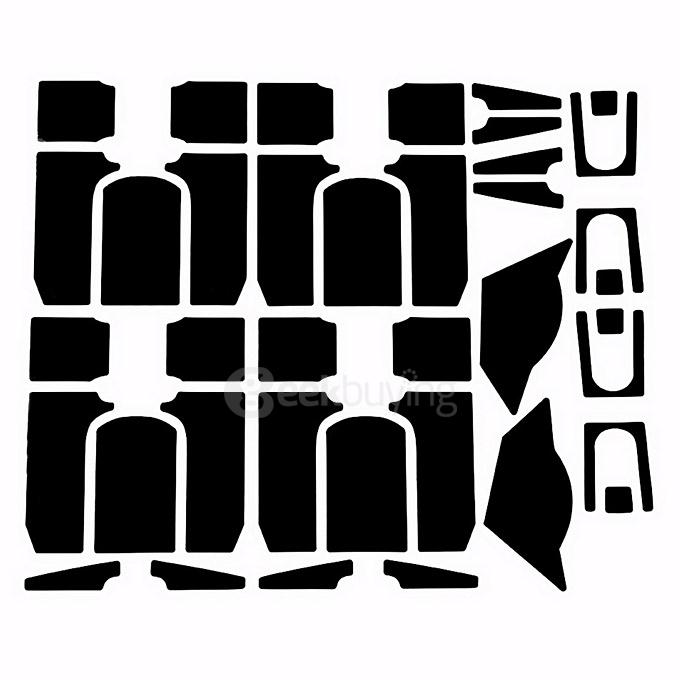 Carbon Fiber Skin Decal Sticker Set For DJI Inspire 1 Quadcopter