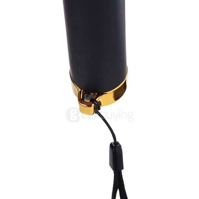 Luxury Wired Self Portrait Selfie Stick Handheld Monopod Extendable Stick For iPhone Samsung HTC Smartphones - Gold