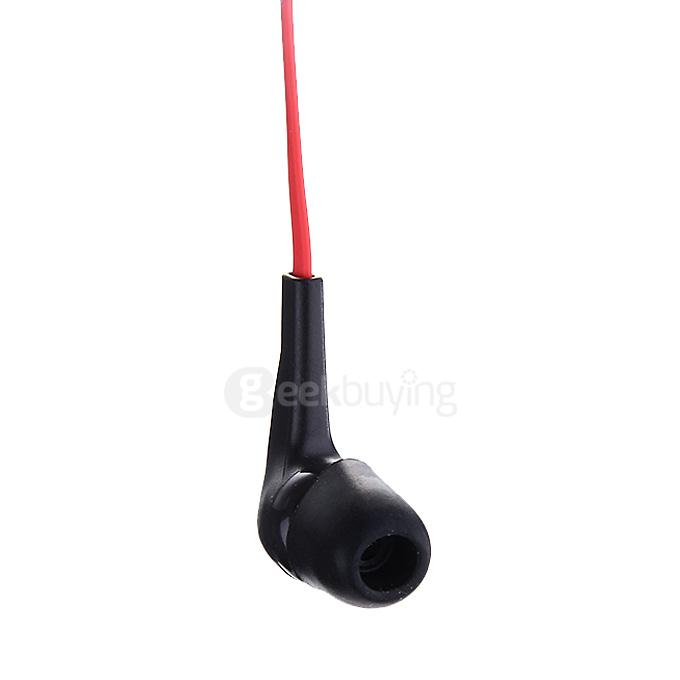 Universal Professional Walkie Talkie Headphone Headsets K Head Single Intercom Earphone Noodle-type Cable - Red