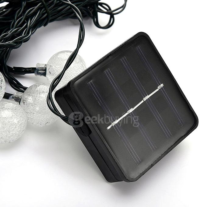 Solar Flower String Lights 20 Led Outdoor Fairy Blossom Lighting for Garden Patio Path Christmas Indoor - Rainbow