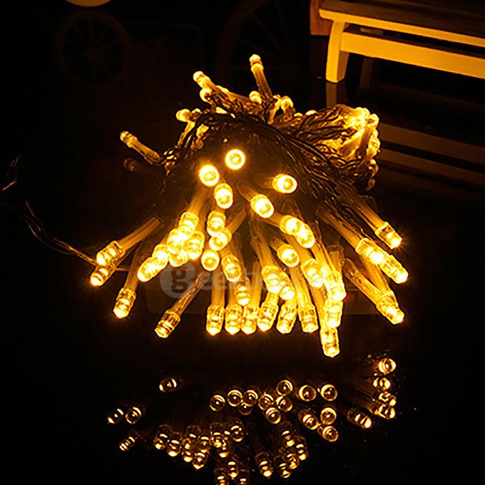 50 LED String Lights Battery Operated Light Strips for Christmas Wedding Birthday Party - Warm White