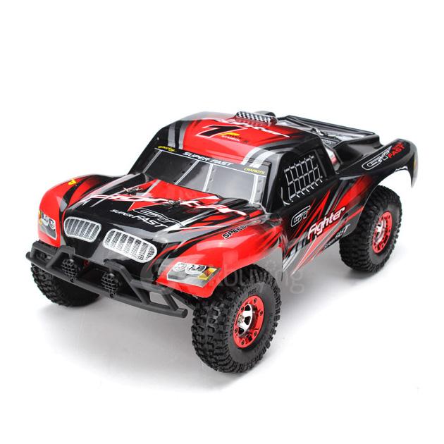 Feiyue FY01 Fighter 1/12 Off Road Racer 2.4G 4WD 40KM/H Short-Course Truck RC Car - Red