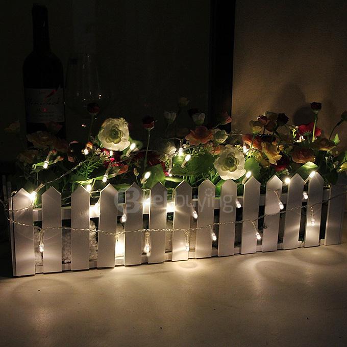 40 LED String Lights Battery Operated Light Strips for Christmas Wedding Birthday Party - Warm White