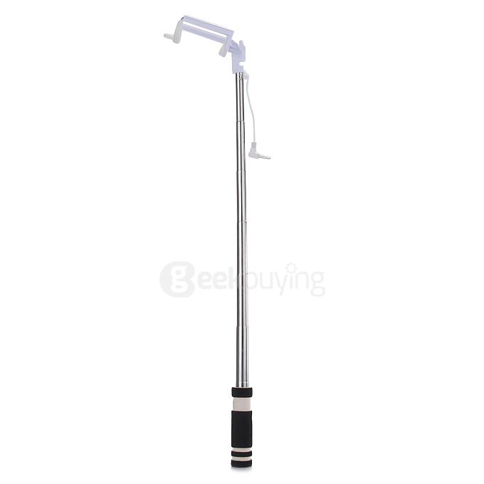 Super Mini Handy Selfie Stick Universal Handheld Monopod Self Timer Selfie Pole for IOS Android - Black