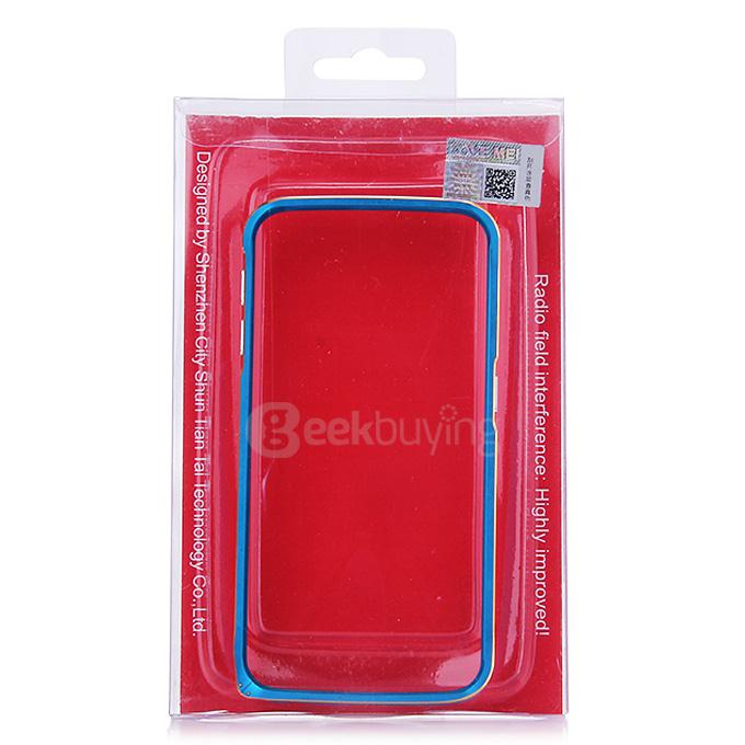 Lovemei Lightweight Aluminum Metal Bumper Protective Frame for Samsung Galaxy S6 Edge - Blue