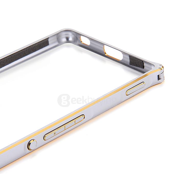Lovemei Lightweight Aluminum Metal Bumper Case Protective Frame for Sony Xperia Z4 - Silver