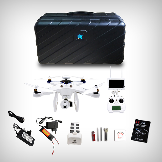 Cheerson CX22 CX-22 Follower 5.8G Dual GPS FPV With 1080P Camera Quadcopter - Blue