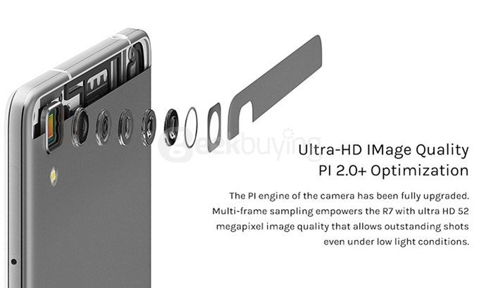 OPPO R7 2.5D Screen 5.0inch Android 4.4 3GB 16GB Smartphone 64Bit Qualcomm MSM8939 Octa Core 13.0MP Gorilla 3 VOOC Flash Charge - Silver