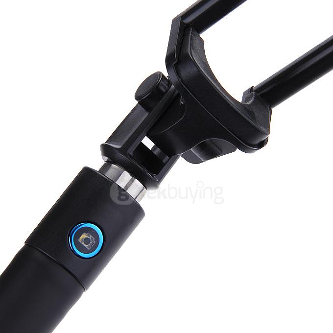 Luxury Wired Self Portrait Selfie Stick Handheld Monopod Extendable Stick For iPhone Samsung HTC Smartphones - Blue