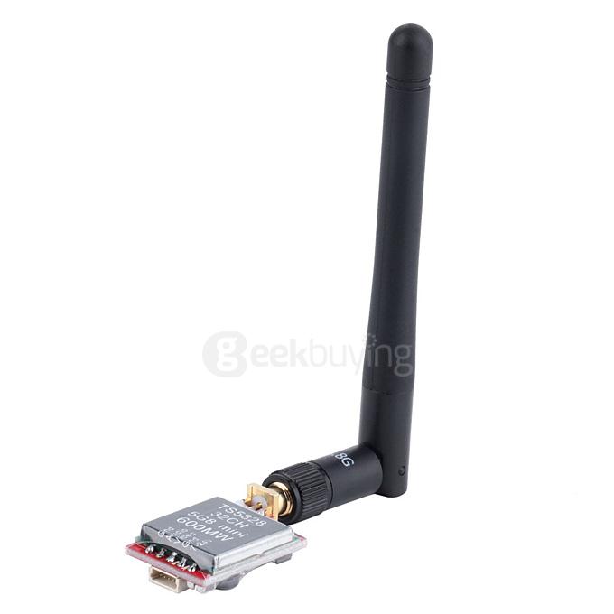 TS5828 5.8Ghz 32Ch 600mW FPV AV Wireless Transmitter for MINI Multicopter 250QAV