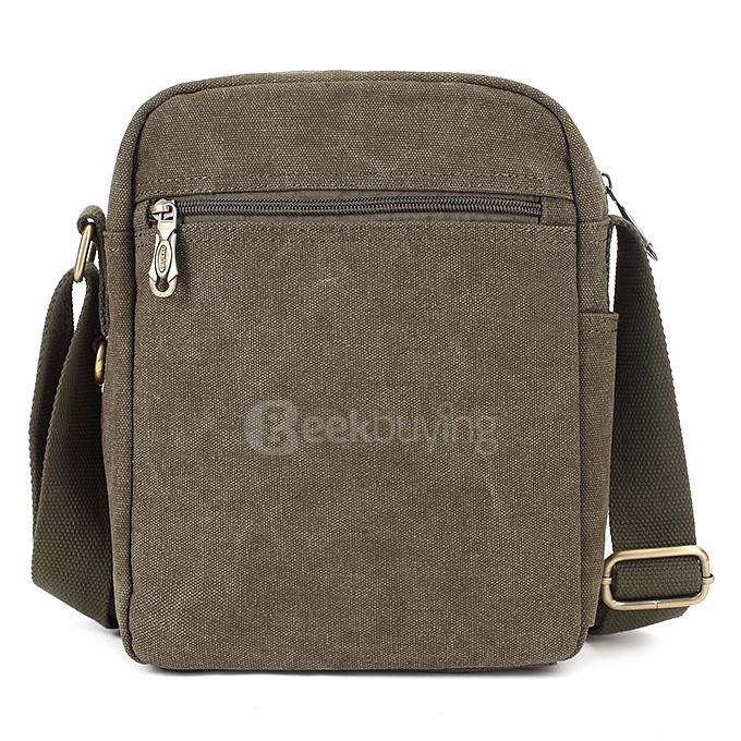 Kaukko YP197 Casual Men Crossbody Bag Vintage Single Shoulder Bag - Army Green