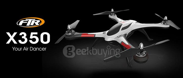 XK STUNT X350 Air Dancer Quadcopter Brushless 4CH 6-Axis 3D 6G Mode RC Drone Aircraft