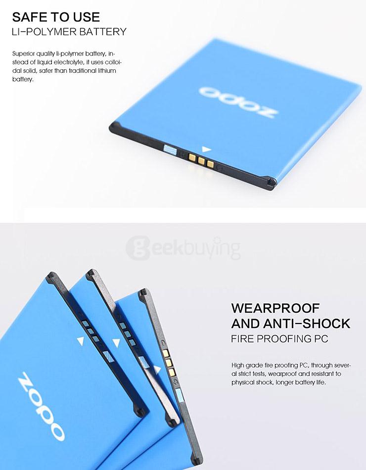 Original 3000mAh Rechargeable Lithium-ion Battery for ZOPO Speed 7 Plus