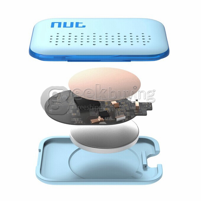 New Nut2 Update Mini Nut3 Smart Finder Bluetooth WiFi Tracker GPS Locator Wallet Phone Key Anti-lost Alarm - White