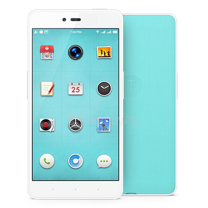 Smartisan U1 Hammer Nut 2GB 16GB 5.5inch 64bit 4G LTE Smartisan OS Smartphone Snapdragon 615 Octa Core NFC Gorilla 3 - Cyan