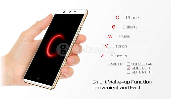 KINGZONE N5 5.0inch 2.5D Arc Screen 4G FDD-LTE Android 5.1 2GB 16GB Smartphone 64bit MT6735P Quad Core 13.0MP - White