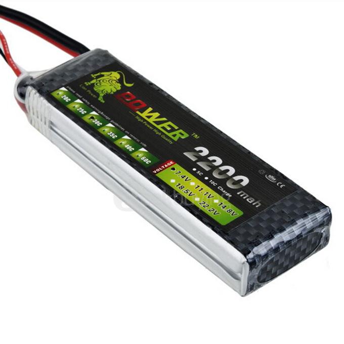 Lion Power BT679 7.4V 2200mAh 30C LiPo Battery T Plug