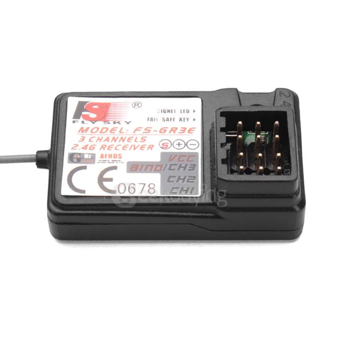 FlySky FS-GT3C 2.4G 3CH Receiver For FS-GT3B GT2B GT3C Transmitter