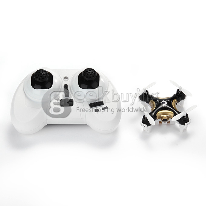 Cheerson CX-10C CX10C Mini Quadcopter 2.4G 4CH 6 Axis Gryo 0.3MP Camera RC Drone With LED RTF - Black