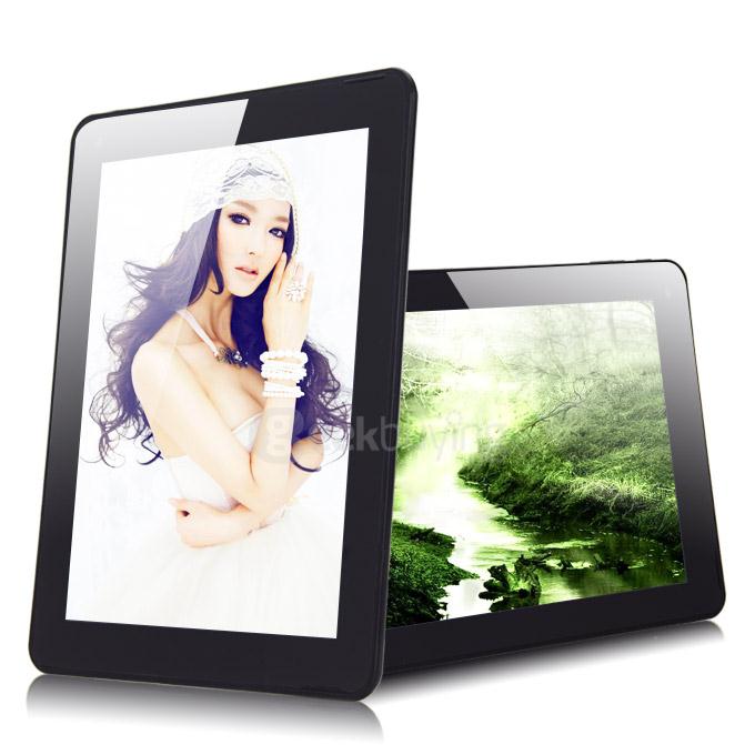 PiPO P1 P1+ Android 4.4 RK3288 Quad Core 1.8GHz 9.7 Inch 10000mAh Battery 2GB/16GB IPS Retina 2048*1536 Tablet PC GPS HDMI WiFi - Black+Gray