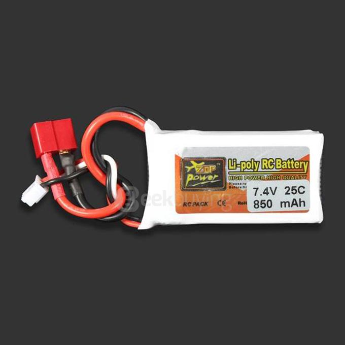 ZOP Power 7.4V 850mAh 25C Lipo Battery T Plug