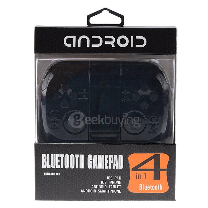 Universal Wireless Bluetooth Gamepad Controller Joystick for iOS Android Cellphone & Tablet - Black