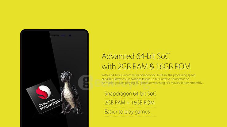 Elephone Trunk 5.0inch HD Screen 4G LTE 2GB RAM 16GB ROM Smartphone Snapdragon MSM8916 Quad Core 1.2GHz - Pink