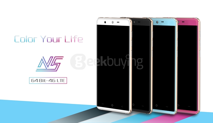 KINGZONE N5 5.0inch 2.5D Arc Screen 4G FDD-LTE Android 5.1 2GB 16GB Smartphone 64bit MT6735P Quad Core 13.0MP - Black