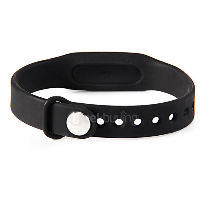 Original Xiaomi Mi Band 2015 Upgraded Version Xiaomi Wristband IP67 Bluetooth 4.0 Bracelet with White LED Lights - Black