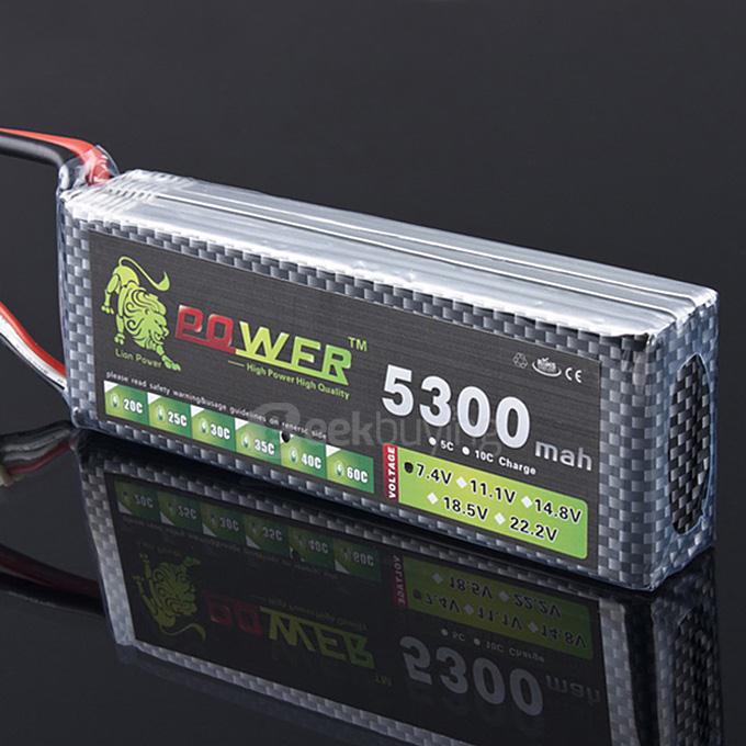 Lion Power BG709 11.1V 5300mAh 40C LiPo Battery