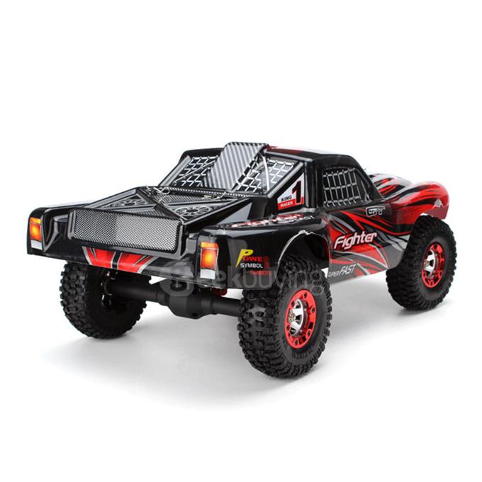 Feiyue FY01 Fighter 1/12 Off Road Racer 2.4G 4WD 40KM/H Short-Course Truck RC Car - Red