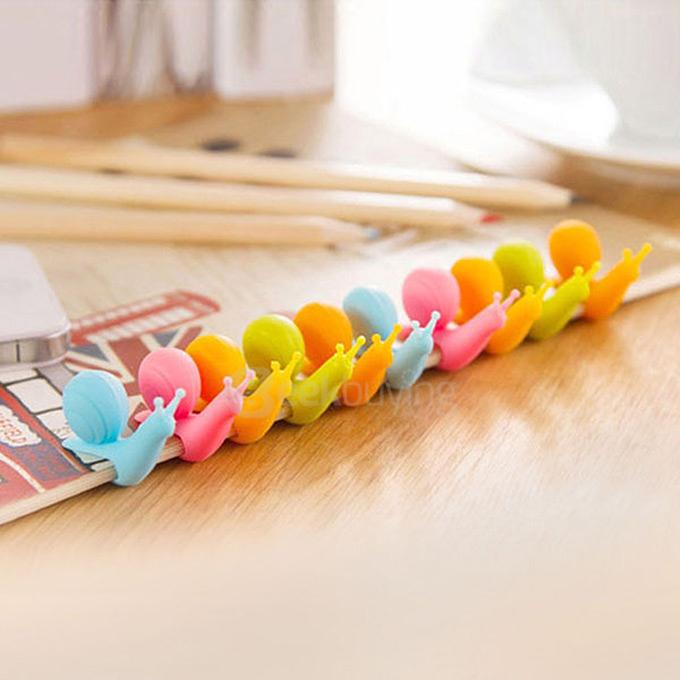 Attractive Cute Snail Shape Silicone Tea Bag Infuser Holder - Blue