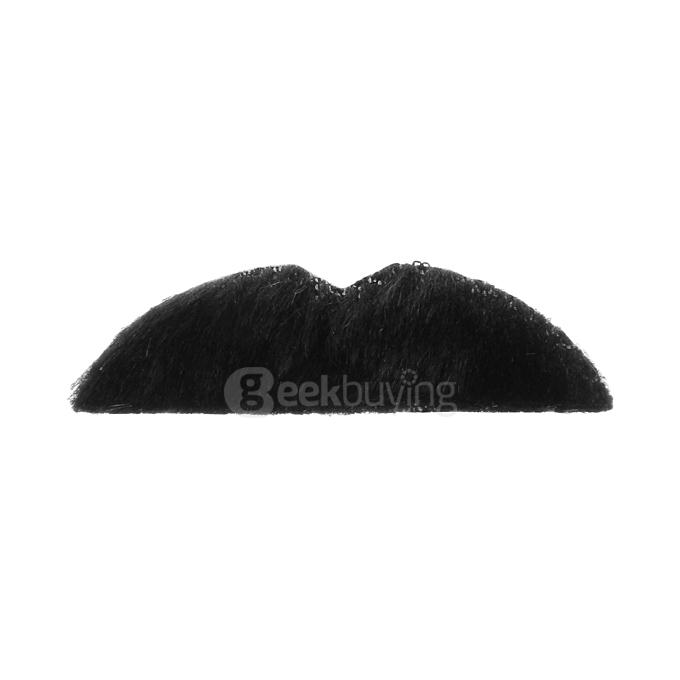 Novelty Funny Halloween Cosplay Costume Party Fake Mustaches - Black (12PCS/Pack)