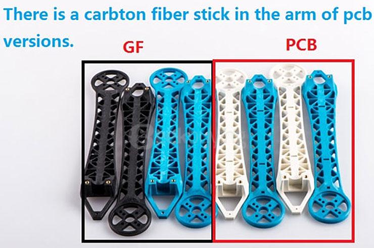 S500 PCB Version 4Axis Quadrocopter Frame Chassis With High Landing Gear