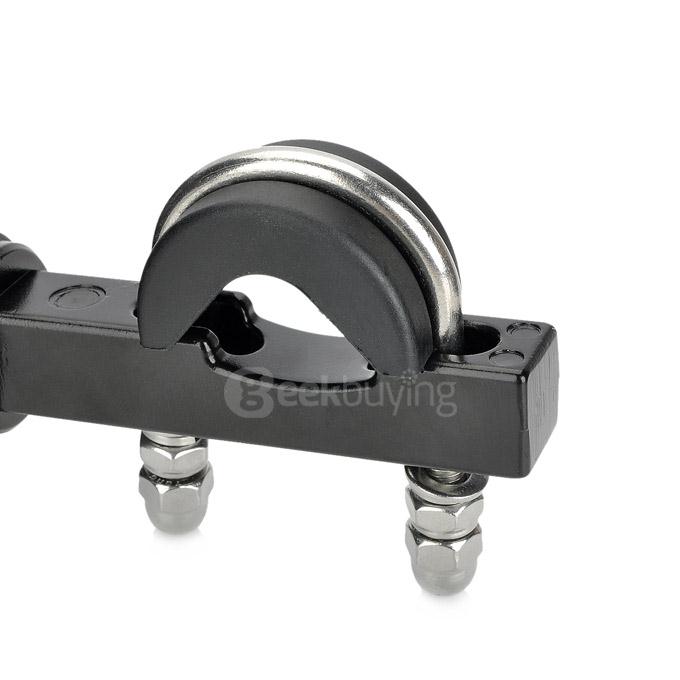MOT-720 Universal Bike Motorcycle Swivel Mount + Waterproof Bag for Cellphone Navigation - Black