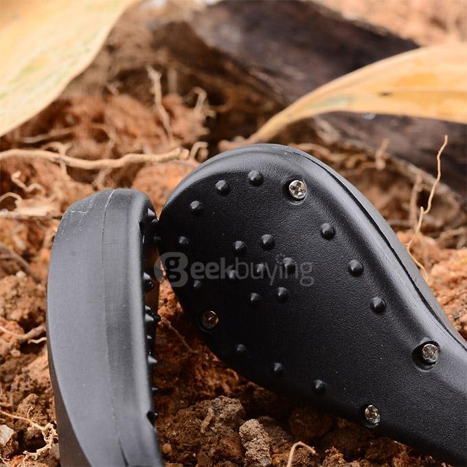 Outdoor Portable Shoes Light Safe LED Wrist Light Lamp Clip - Black + Green
