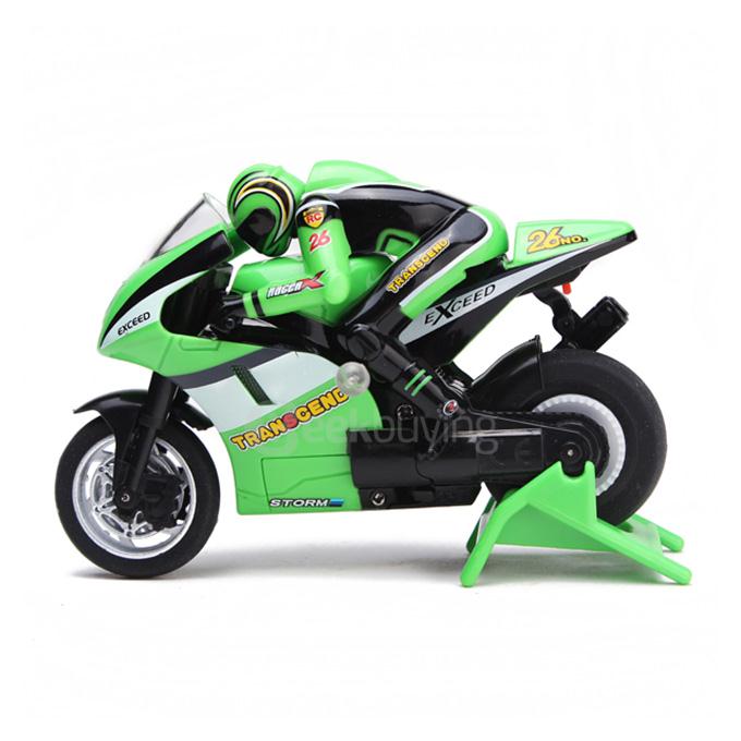 Shenqiwei 1/20 Mini Motorcycle 2.4GHz Moto RTR - Green