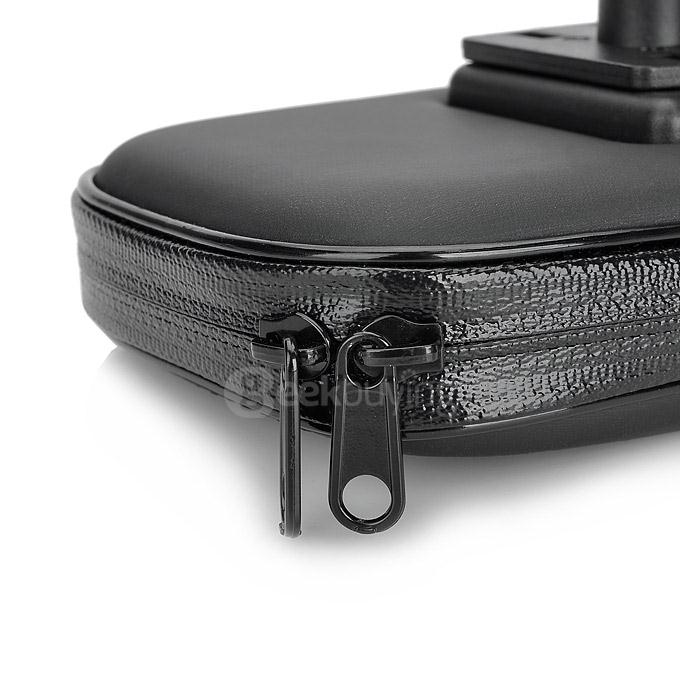 MOT-720 Universal Bike Motorcycle Swivel Mount + Waterproof Bag for Cellphone Navigation - Black