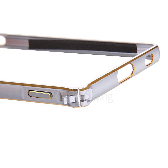 Lovemei Lightweight Aluminum Metal Bumper Case Protective Frame for Sony Xperia Z4 - Silver