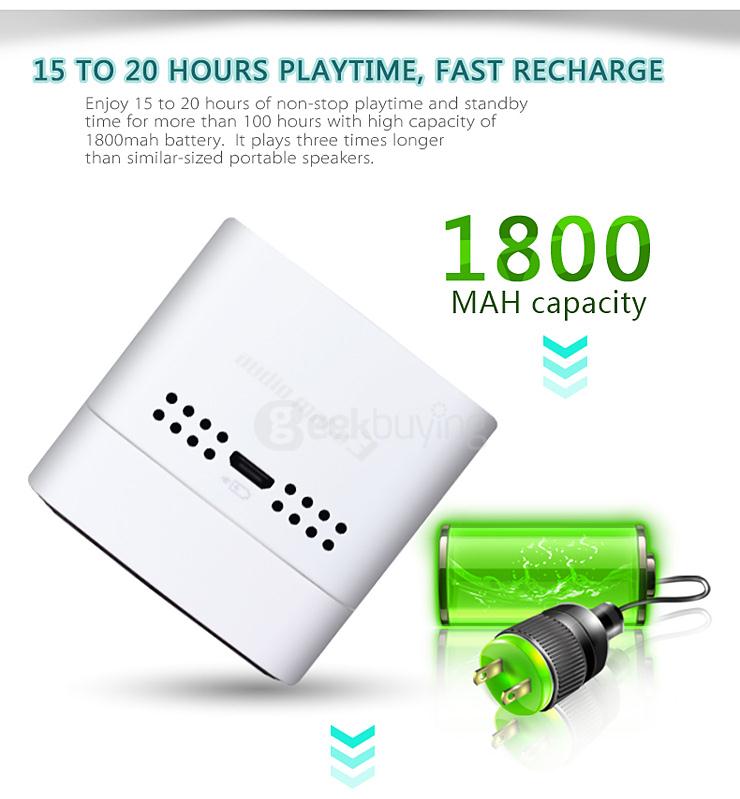 ADO Mate 3 Pocket NFC Wireless Bluetooth Speaker for iPhone 6 Plus Samsung S6 Edge S6 HTC ONE M9 HUAWEI P8 / iPhone 6S Plus